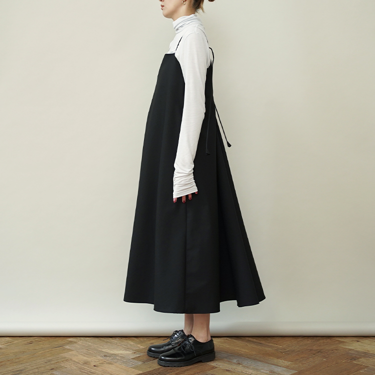 ATON ワンピース 「ATON/エイトン」LIGHT HEMP DRAPED DRESS