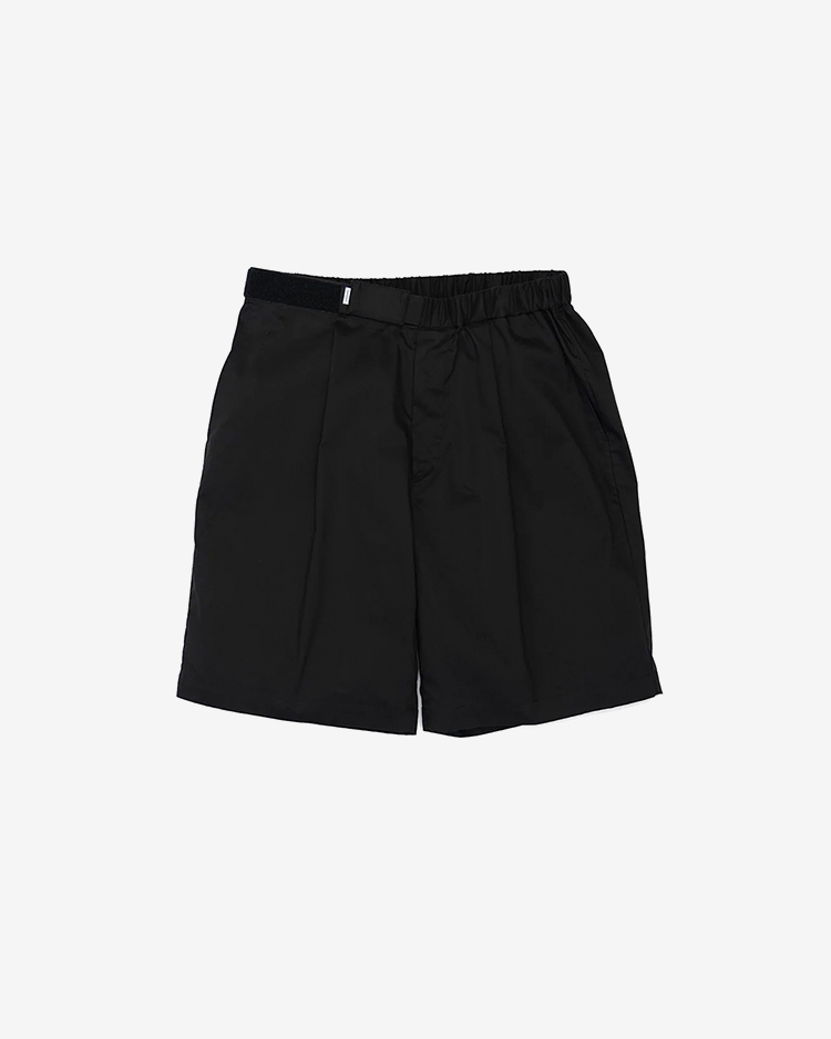 Graphpaper (MEN) / Solotex Twill Wide Chef Shorts / BLACK