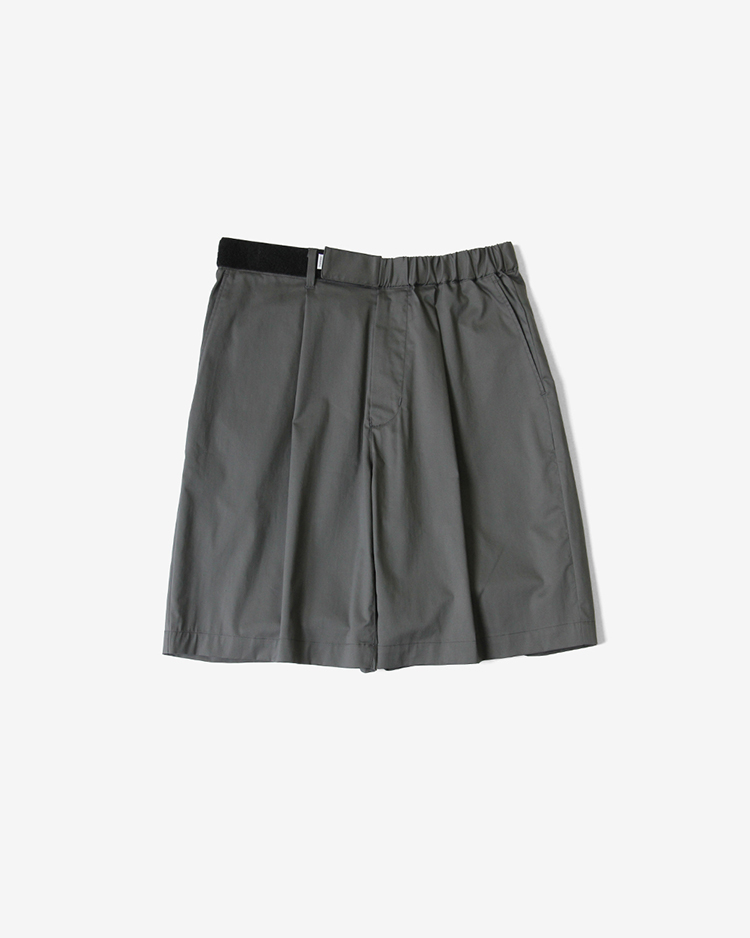 Graphpaper (MEN) / Solotex Twill Slim Waisted Chef Shorts / GRAY