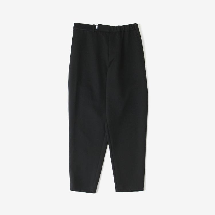 Graphpaper (MEN) / Scale Off Wool Slim Chef Pants / BLACK