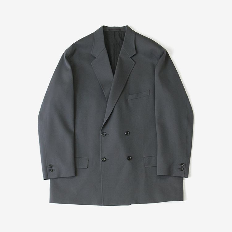 Graphpaper (MEN) / Scale Off Wool Double Jacket / C.GRAY