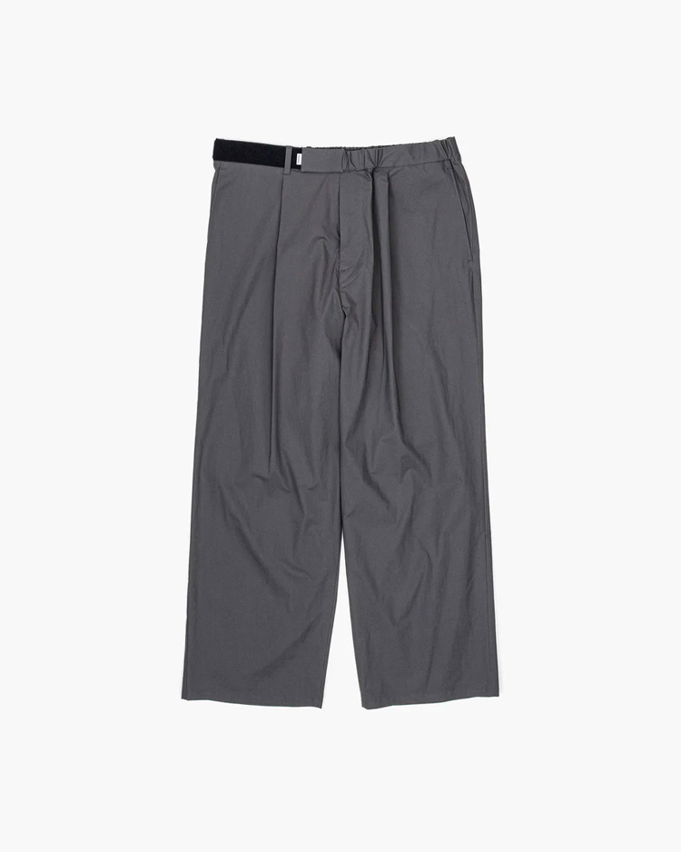Graphpaper (MEN) / Solotex Twill Wide Chef Pants / GREY