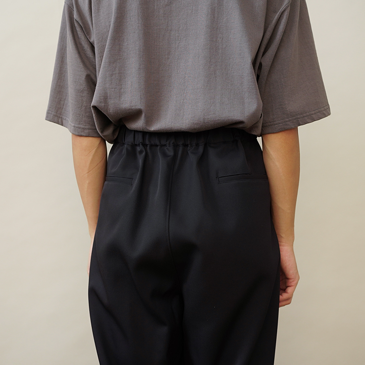 Scale Off Wool Wide Chef Pants / NAVY | Graphpaper (MEN)(グラフ