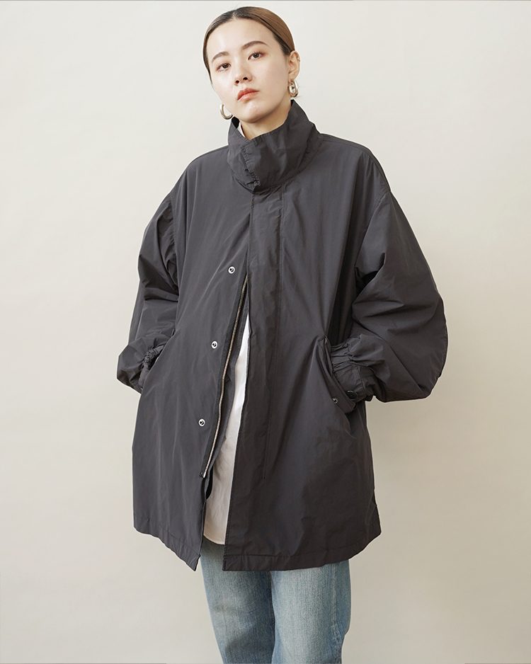 ATON AIR WEATHER | SHORT MODS COAT - モッズコート