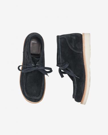  / Suede Mock Boots / BLACK