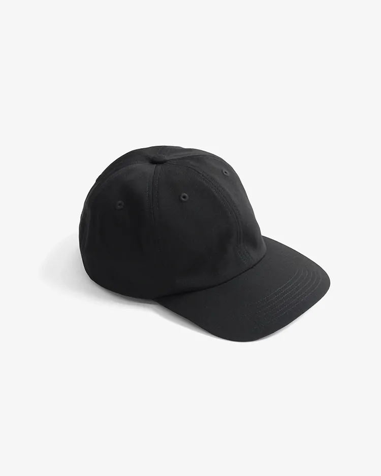 YLÈVE (MEN) / YLÈVE × KIJIMA TAKAYUKI /  WOOL GABARDINE CAP / INK