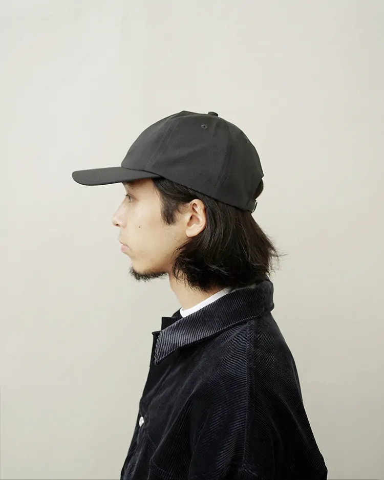 YLÈVE (MEN) / YLÈVE × KIJIMA TAKAYUKI /  WOOL GABARDINE CAP / INK