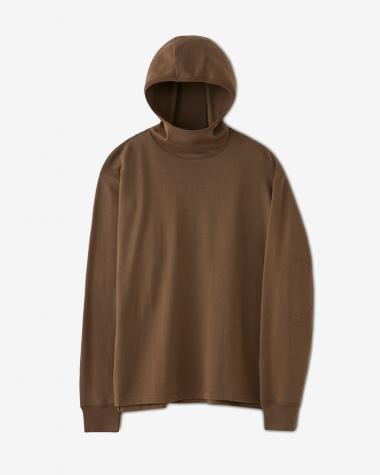  / HOODED LS TOP / KHAKI