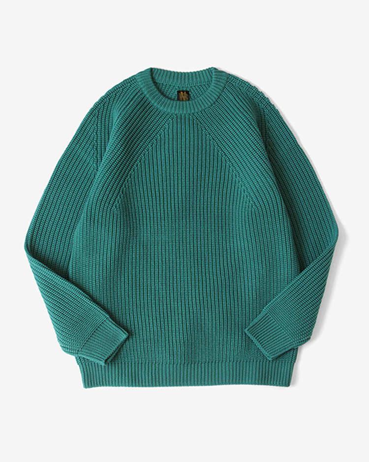 BATONER (MEN) / SIGNATURE CREW NECK / EMERALD