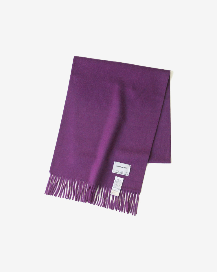 THE INOUE BROTHERS... / Brushed Scarf / PURPLE