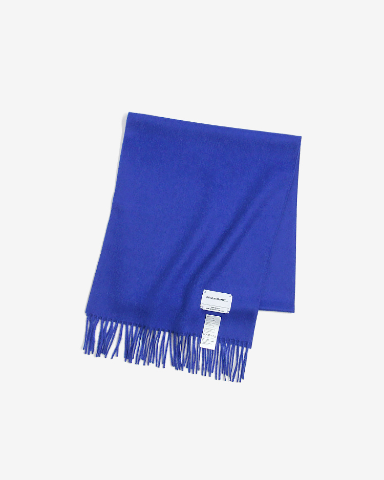 THE INOUE BROTHERS... / Brushed Scarf / ELECTRIC BLUE