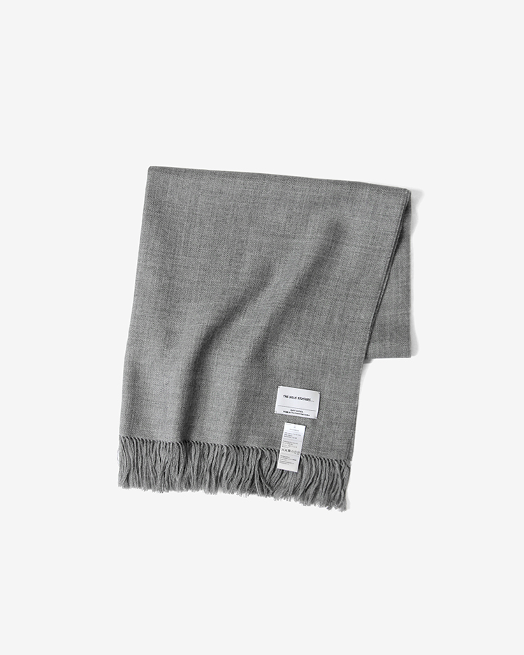 THE INOUE BROTHERS... / Non Brushed Large Stole / LT.GREY