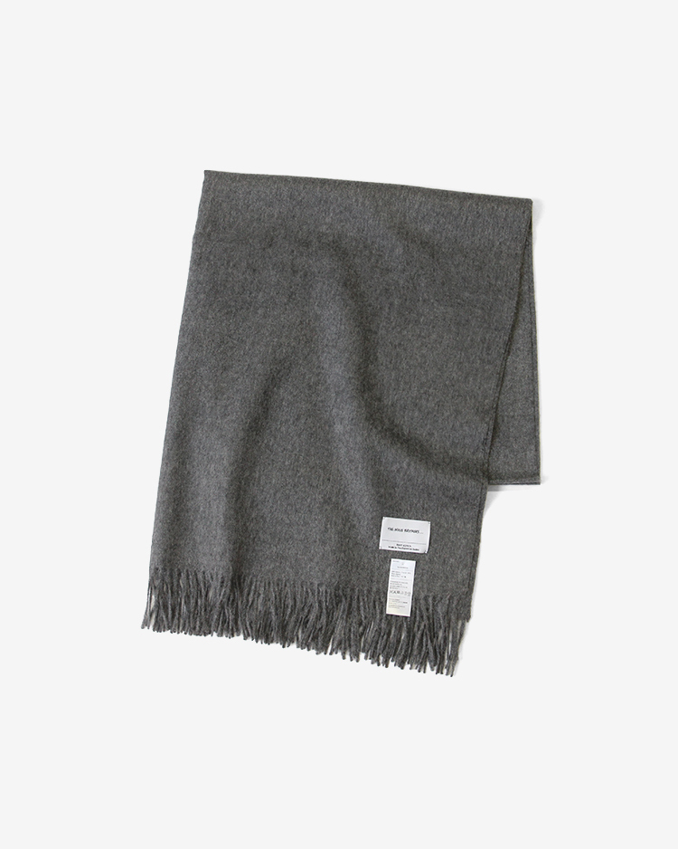 THE INOUE BROTHERS... / Large Brushed Stole / GREY