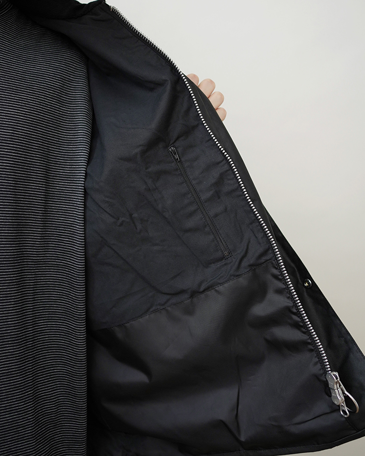 OVERSIZED COVERALL JACKET / BLACK | John Partridge(ジョン パート