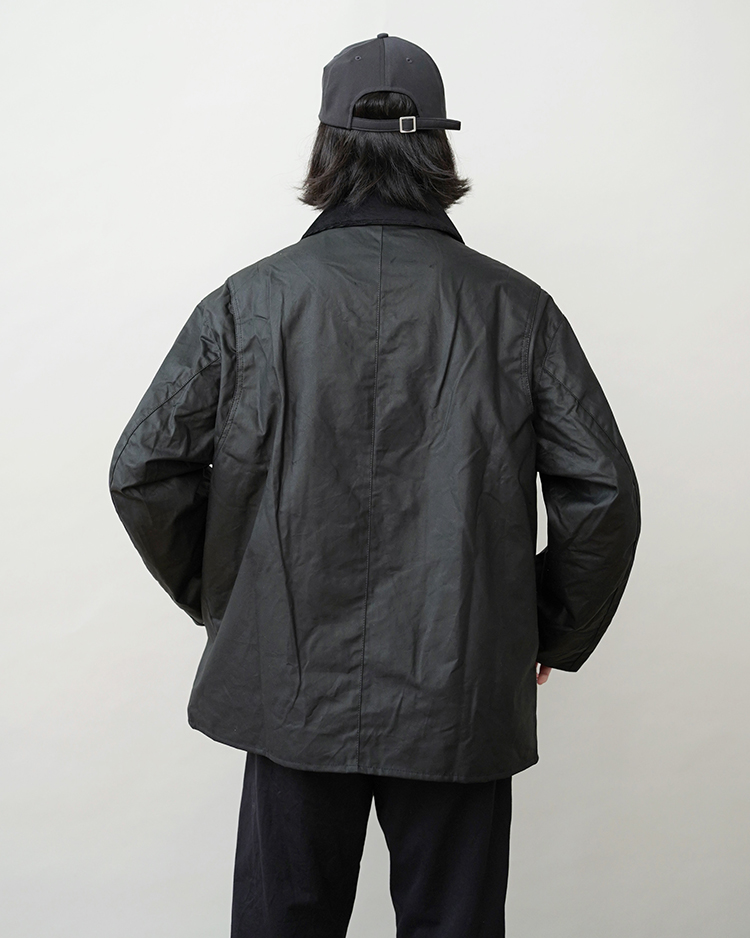 OVERSIZED COVERALL JACKET / BLACK | John Partridge(ジョン パート