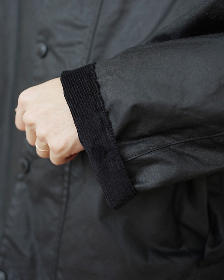 OVERSIZED COVERALL JACKET / BLACK | John Partridge(ジョン パート