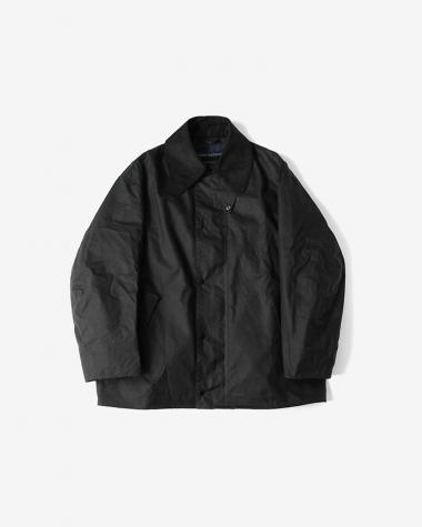  / OVERSIZED COVERALL JACKET / BLACK