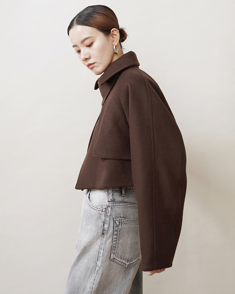 cambly short trench / brown | ZOE(ゾーイ) | OUTER WEAR | Dice&Dice ...