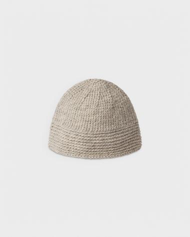  / HAND KNITTING NAVAL HAT / NATURAL