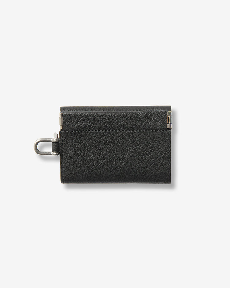 ED ROBERT JUDSON / DERRICK - SHACKLE TRIFOLD WALLET / BLACK