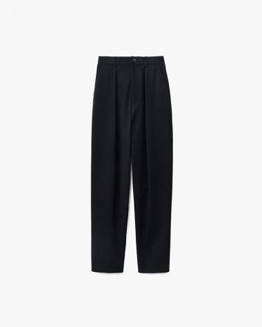  / Compact Ponte Easy Trousers / BLACK