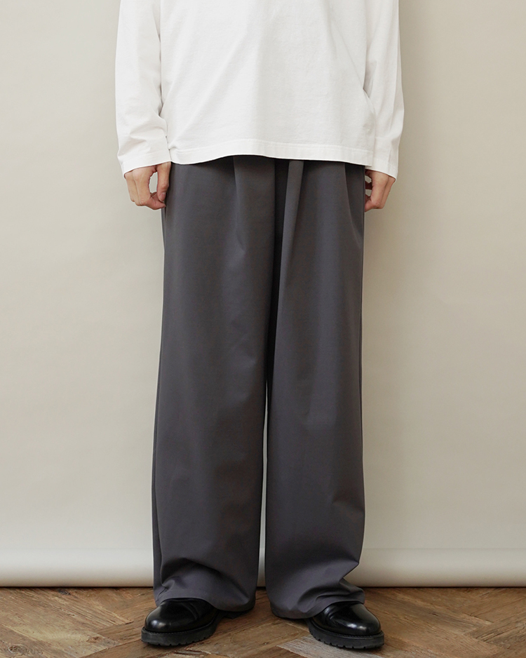 Compact Ponte Wide Chef Pants / C.GRAY | Graphpaper (MEN)(グラフ