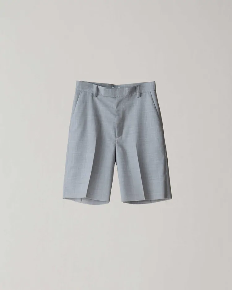 ZOE / cut off half trousers / gray