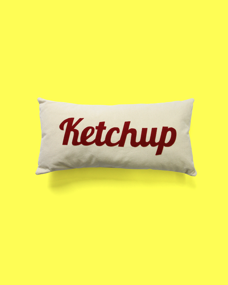 Wunderkammer / Jumbo Ketchup Packet Pillow