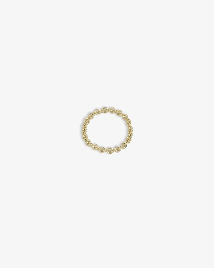 Garden of eden / ROYAL GOLD CHAIN RING 9K GOLD / 6号or10号(23SS077)