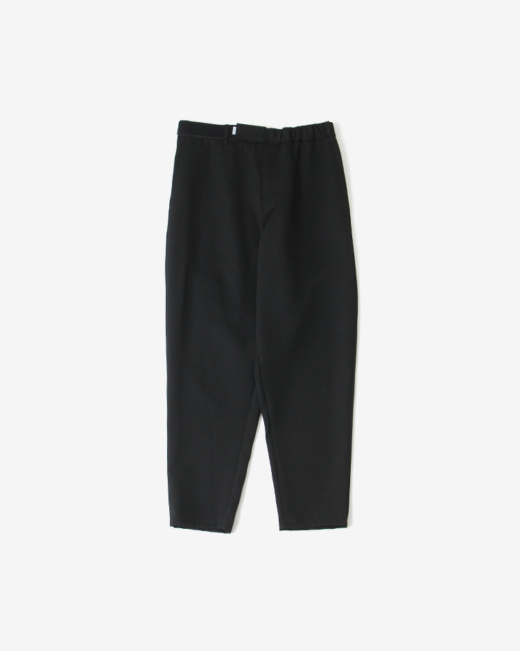 Graphpaper (MEN) / Scale Off Wool Slim Chef Pants / BLACK