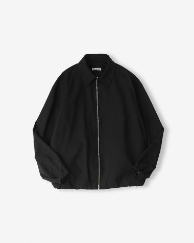  / ZIP UP BLOUSON / BLACK