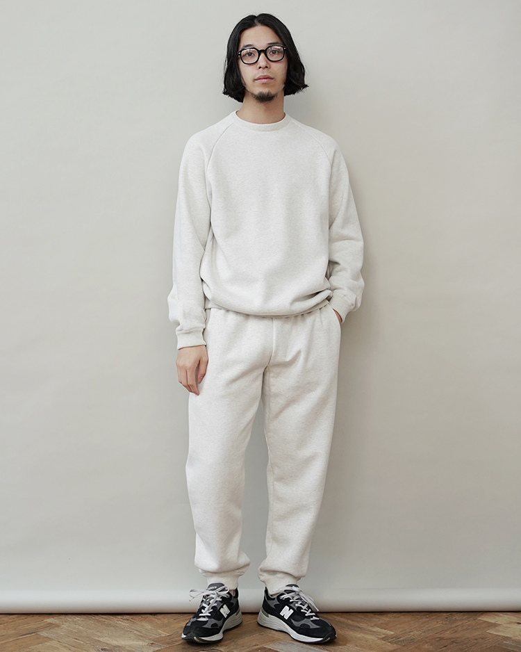 JUMBERCA URAKE CREW NECK / L.GRAY | YAECA (MEN)(ヤエカ) | SWEAT 