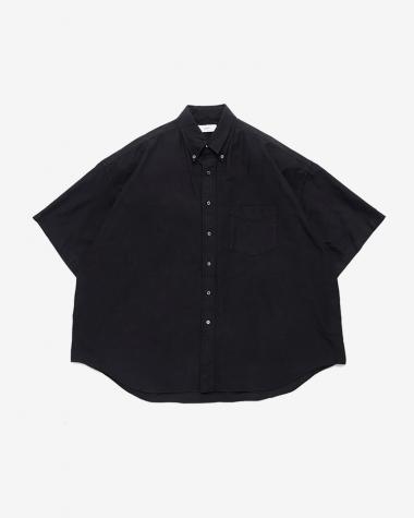  / Oxford S/S Oversized B.D Shirt / BLACK