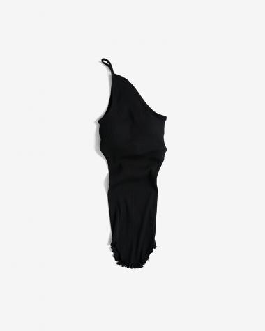  / Twist cotton bra OS cami / BLACK