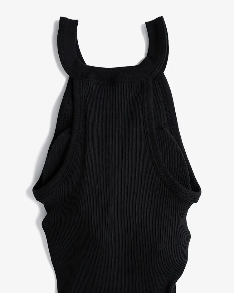 HAKUJI / twist cotton bra TT / BLACK