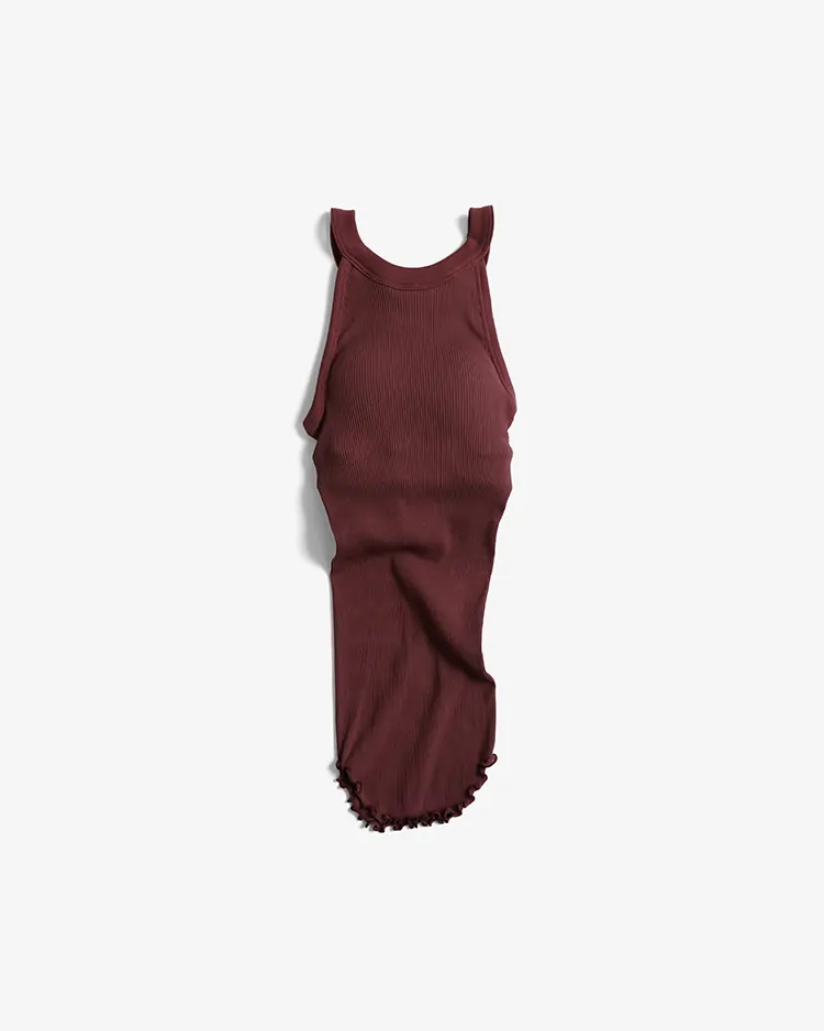 HAKUJI / twist cotton bra TT / WINE