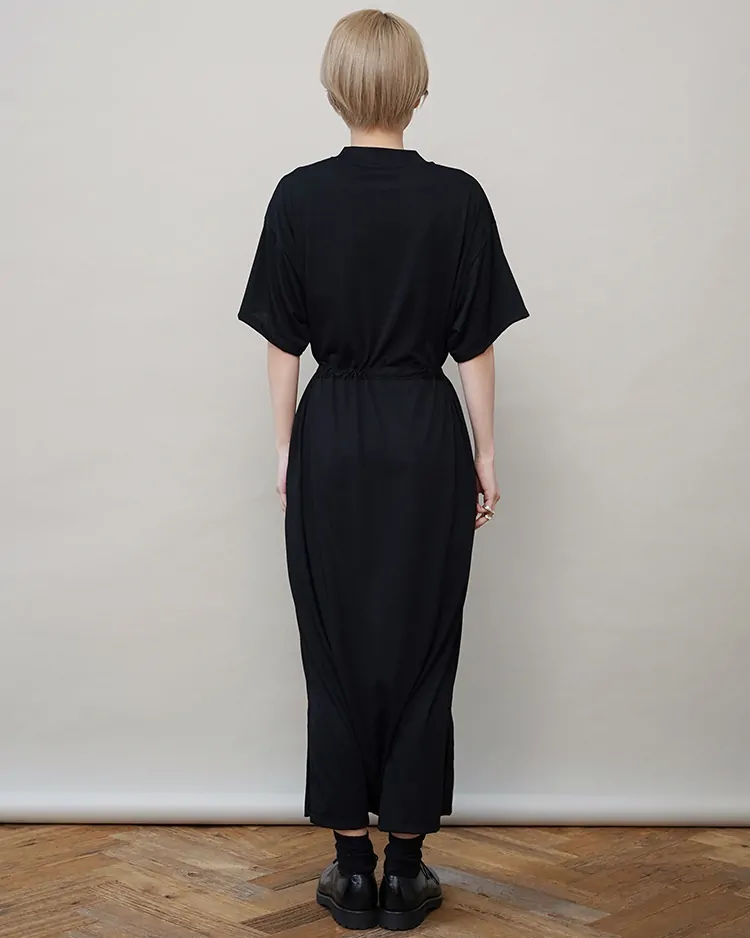 Graphpaper (WOMEN) / Wool Cordura® Jersey Mock Neck Dress / BLACK