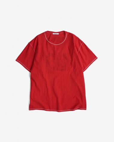  / Overcoat X Richard Kern Collaboration T-Shirt / RED