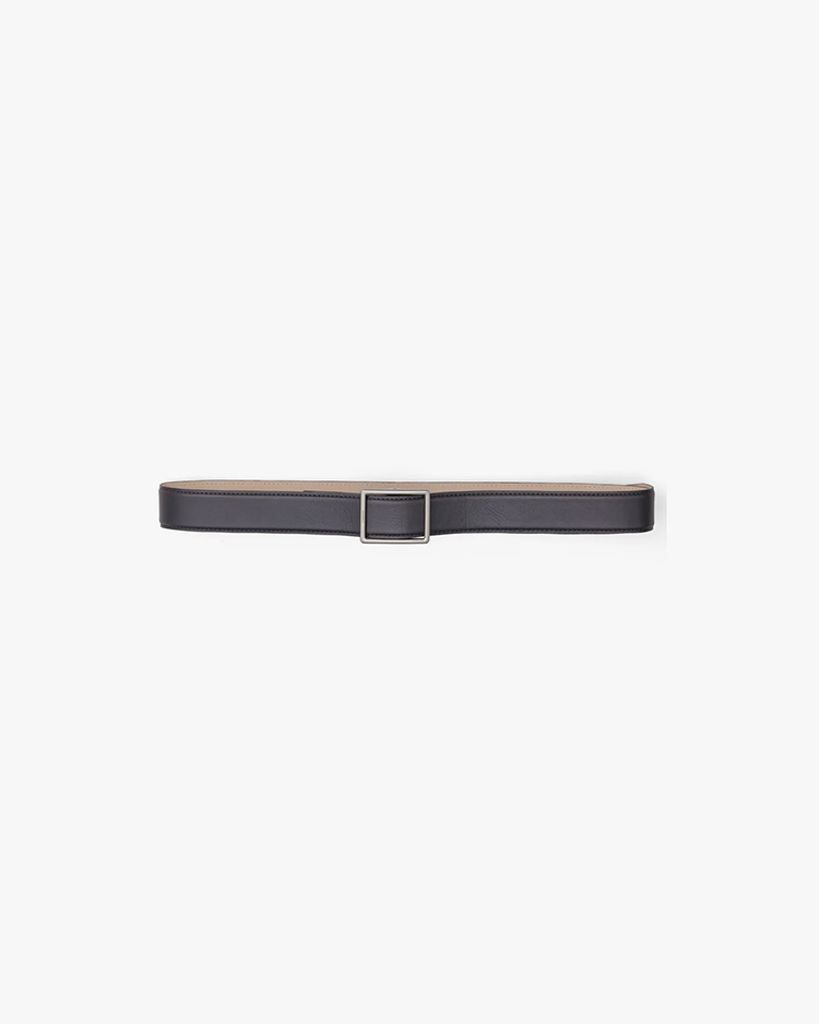 Graphpaper (MEN) / Holeless Leather Classic Belt / GRAY