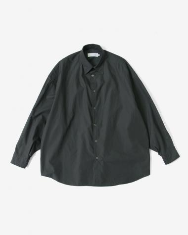  / Broad L/S Oversized Regular Collar Shirt / C.GRAY