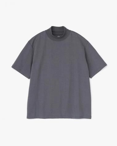 Graphpaper (MEN) / S/S Mock Neck Tee / GRAY