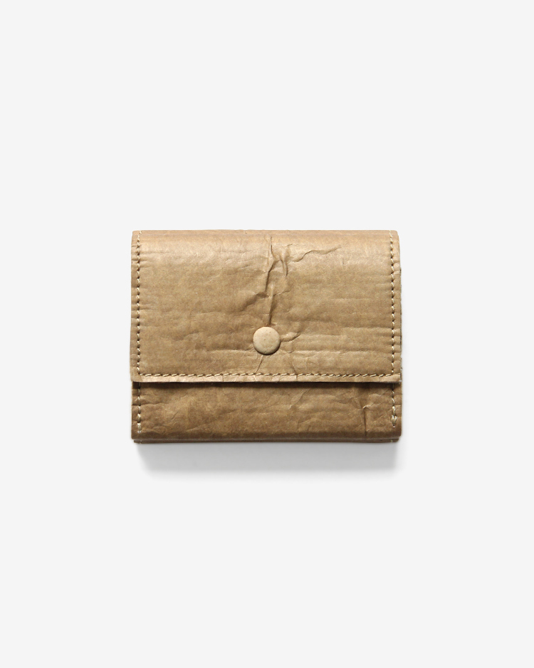 beta post / Cardboard Leather Tri Ford Wallet