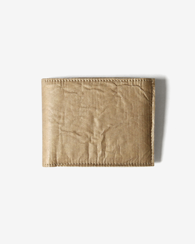 beta post / Cardboard Leather Half Wallet