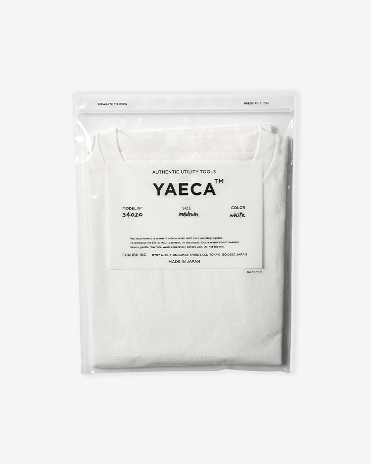 YAECA (MEN) / DRY TOUCH T-SHIRTS S/S / WHITE