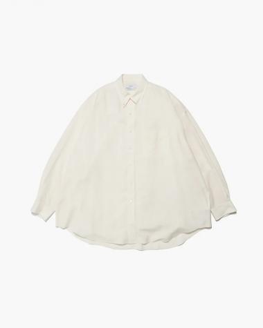  / Linen Cupro L/S Oversized B.D Shirt / KINARI