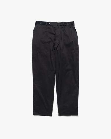 / Solotex Twill Wide Tapered Chef Pants / BLACK