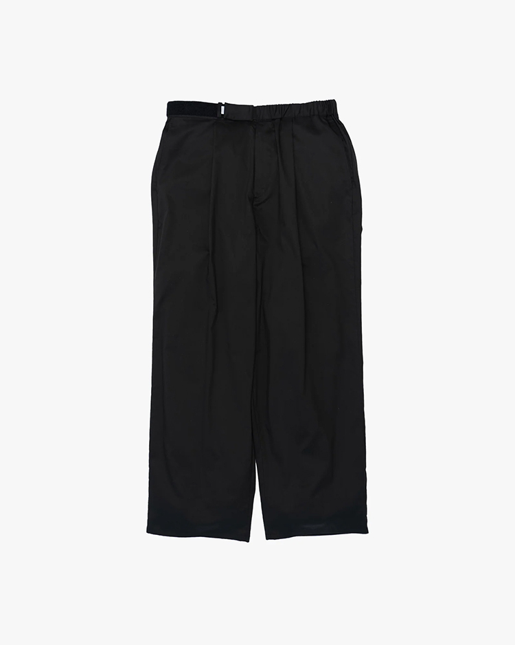 Graphpaper (MEN) / Solotex Twill Wide Chef Pants / BLACK