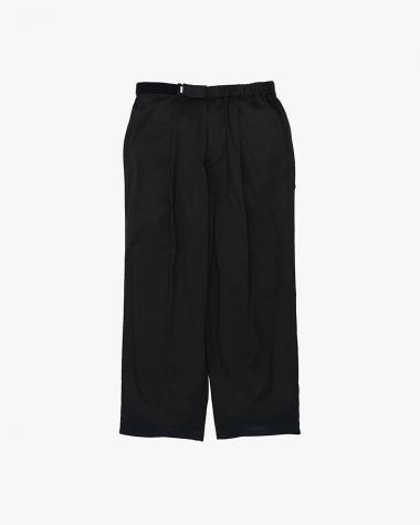  / Solotex Twill Wide Chef Pants / BLACK