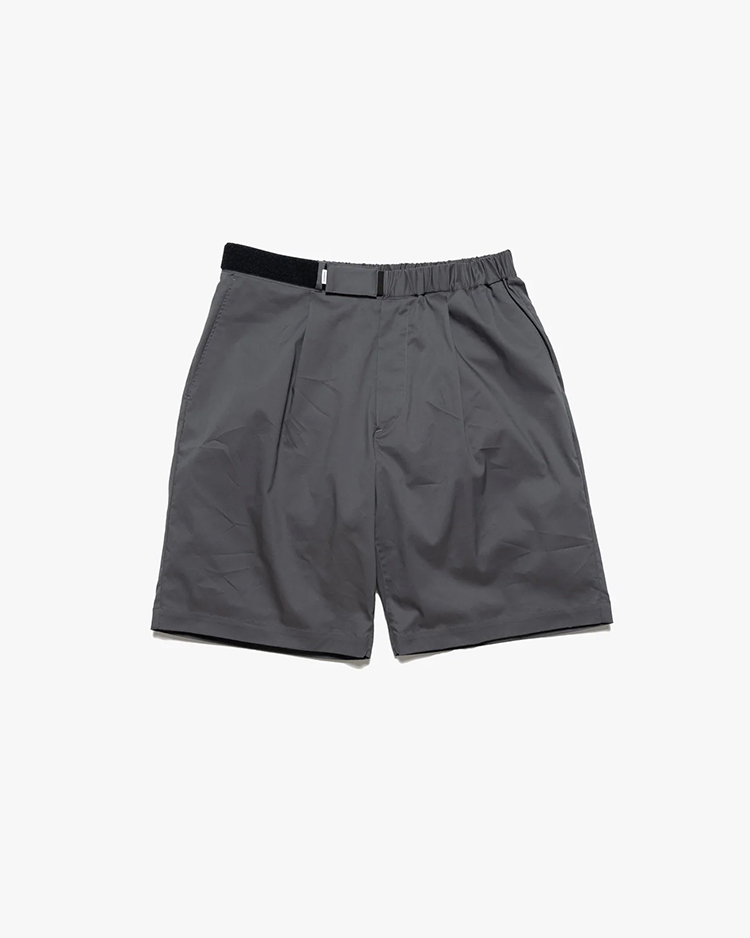 Graphpaper (MEN) / Solotex Twill Slim Waisted Chef Shorts / C.GRAY