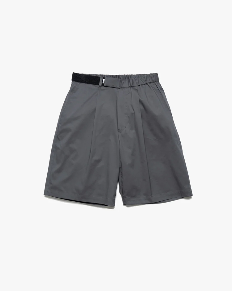 Graphpaper (MEN) / Solotex Twill Wide Chef Shorts / C.GRAY